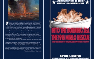 BOOKCOVER Into the Burning Sea the 1918 Mirlo Rescue by Kevin P. Duffus